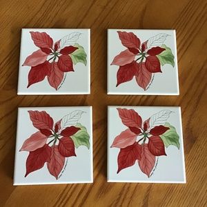 Block china coasters, set of 4